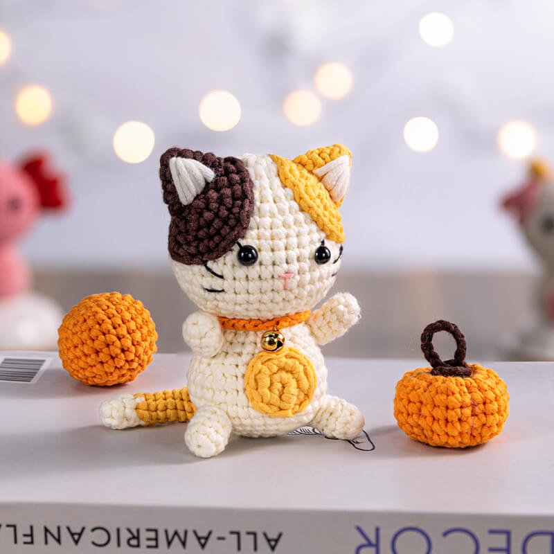 MeWaii® Crochet Original Designed Animal Crochet Kit for Beginners with Easy Peasy Yarn