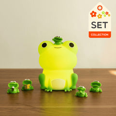 Veilleuse LED en silicone souple en forme de grenouille particulière – Cadeau idéal pour les enfants et les filles