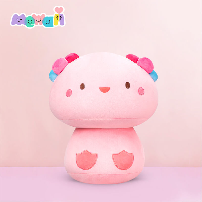 MeWaii® Mushroom Family Axolotl Kawaii Plush Pillow Squish Toy