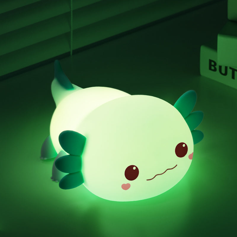 MeWaii® Green Axolotl Cute Squishy Night Light - Perfect Gift
