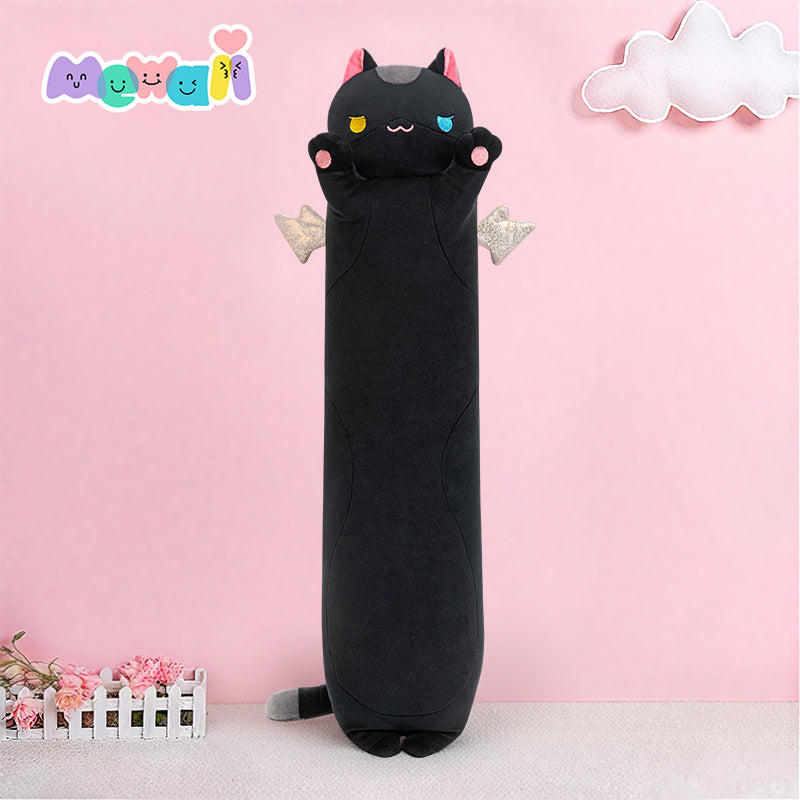 MeWaii® Original Design Kitten Black Stuffed Animal Kawaii Plush Pillow Squishy Toy