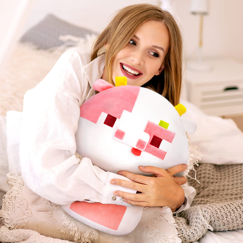 MeWaii® Mushroom Family Digital Cow Kawaii Plush Pillow Squish Toy