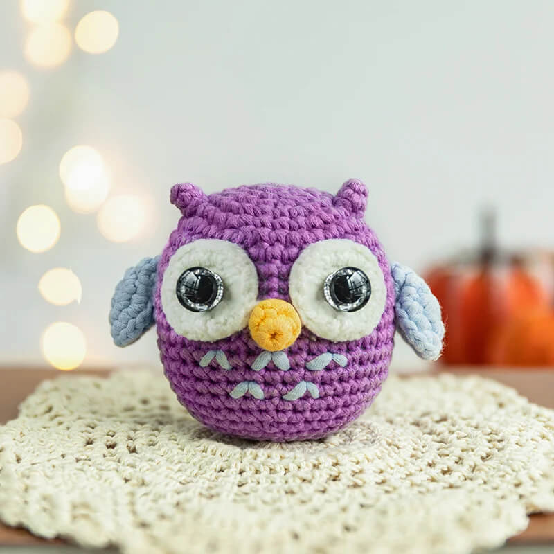 MeWaii® Crochet Original Designed Animal Crochet Kit for Beginners with Easy Peasy Yarn
