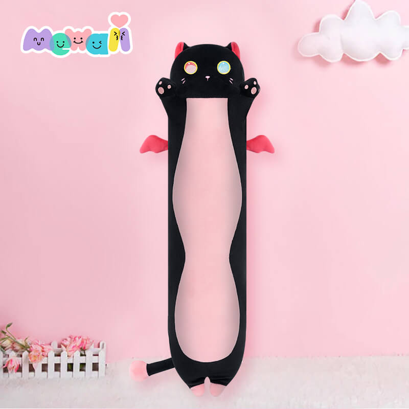 MeWaii® Original Design Magic Cat with Pink Wavy Stuffed Animal Kawaii Plush Pillow Squishy Toy