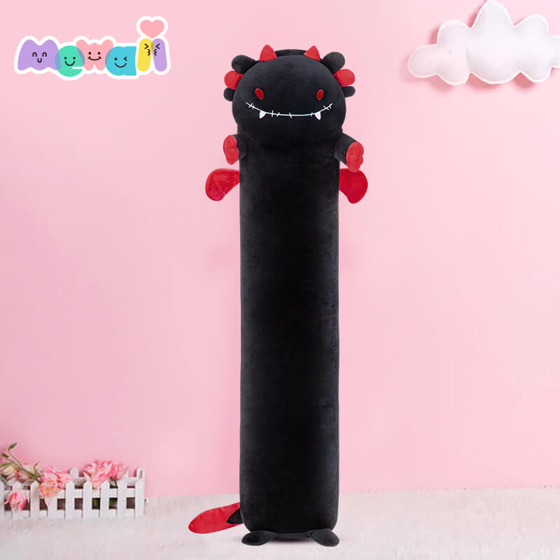 MeWaii® Devil Axolotl Red Stuffed Animal Kawaii Plush Pillow Squishy Toy