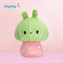 MeWaii® Mushroom Family Cactus Bunny Rabbit Kawaii Plush Pillow Squish Toy