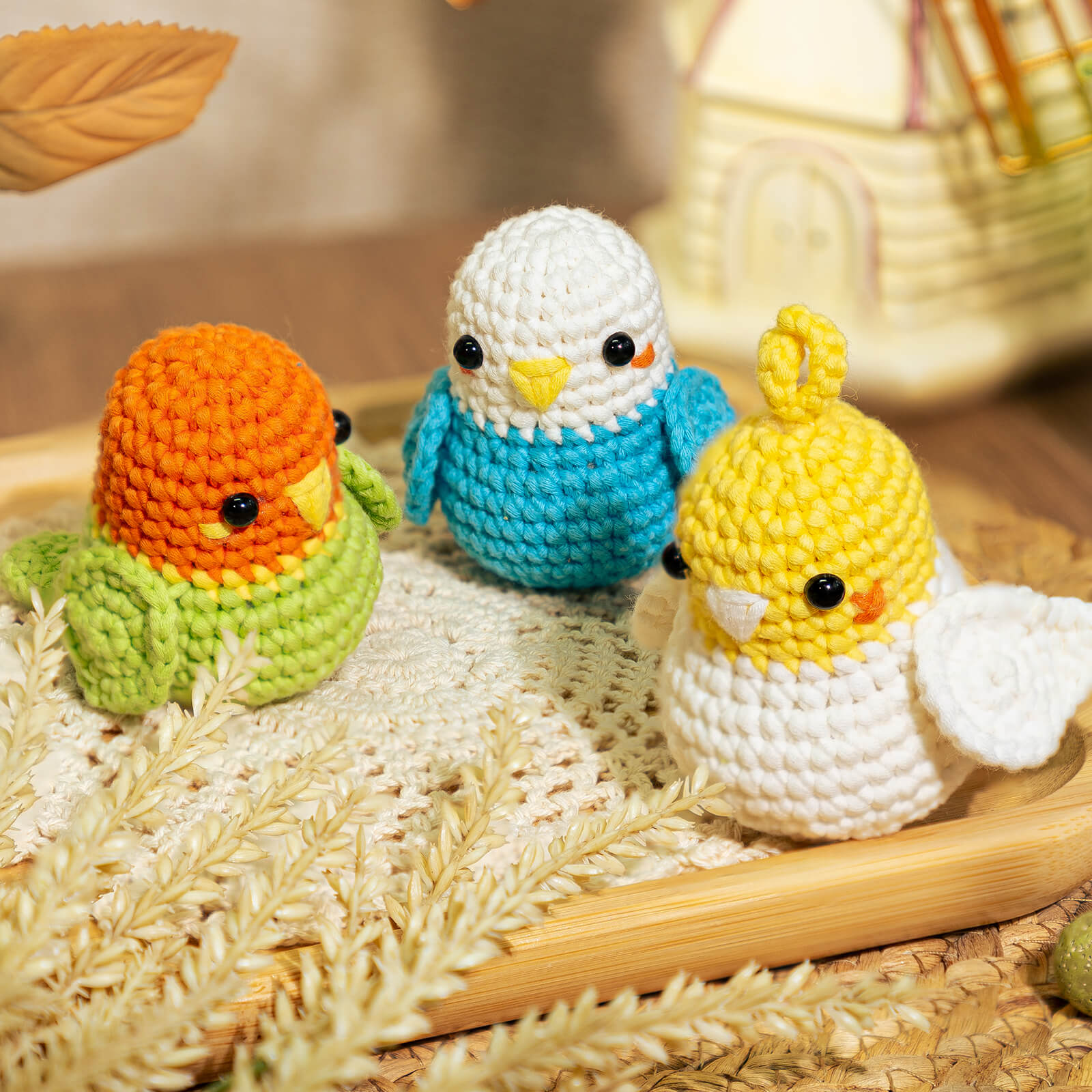 MeWaii® Crochet Original Designed Amigurumi Kits For Beginners with Easy Peasy Yarn