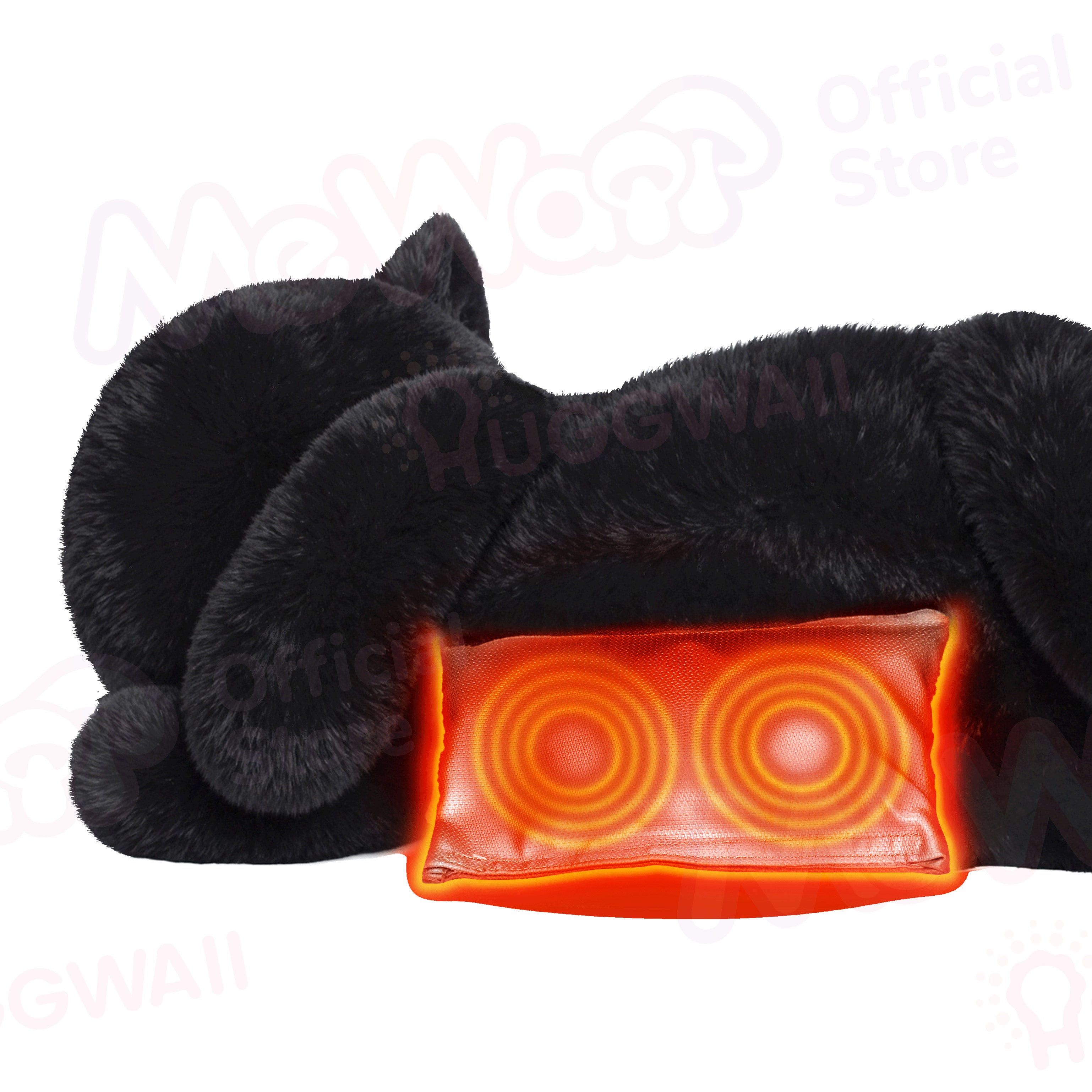 MeWaii® Black Cat Weighted Stuffed Animal