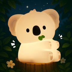 Veilleuse LED Koala en silicone souple - Cadeau idéal pour les enfants et les filles