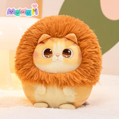 MeWaii® Stuffed Animal Kawaii Kitten with Lion Cat Plush Pillow Squishy Toy With Hoodie