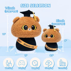 MeWaii® Graduation Plush Bear with Graduation Cap Graduation Stuffed Animal Gift