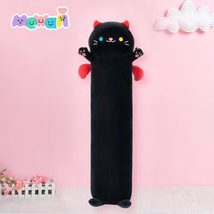 MeWaii® Original Design Devil Kitten Black-Raising Hand Stuffed Animal Kawaii Plush Pillow Squishy Toy