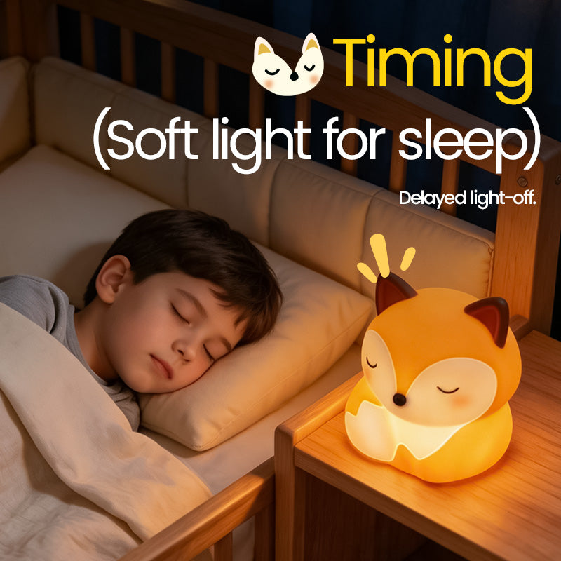 MeWaii® Dreamy Fox Silicone Squishy LED Night Light