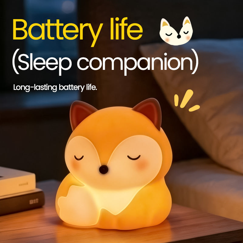 MeWaii® Dreamy Fox Silicone Squishy LED Night Light