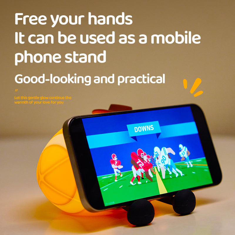 MeWaii® Football Silicone Squishy Night Light Cute Sports Lamp for Bedroom Perfect Gift