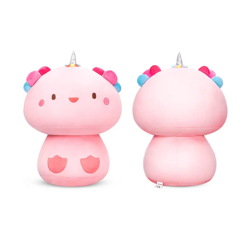 MeWaii® Mushroom Family Axolotl Kawaii Plush Pillow Squish Toy