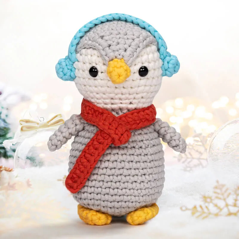 MeWaii® Crochet Original Designed Animal Crochet Kit for Beginners with Easy Peasy Yarn