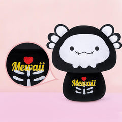 MeWaii® Mushroom Family Skeleton Axolotl Kawaii Plush Pillow Squish Toy