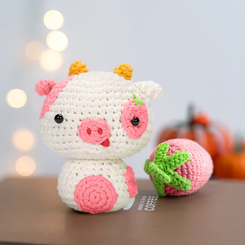 MeWaii® Crochet Kit For Beginners Santa Claus Crochet Kits with Easy Peasy Yarn