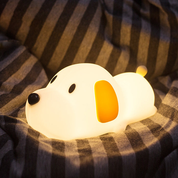 MeWaii® Puppy Silicone Squishy Night Light Gift Cute Droopy Ears and Cozy for Decor Perfect Gift