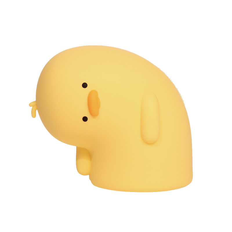 Squishy Silikon-Ente mit krummem Hals, LED-Nachtlicht – perfektes Geschenk für Kinder und Mädchen