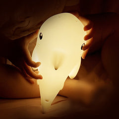Squishy Silikon Hai LED-Nachtlicht - Perfektes Geschenk für Kinder und Mädchen