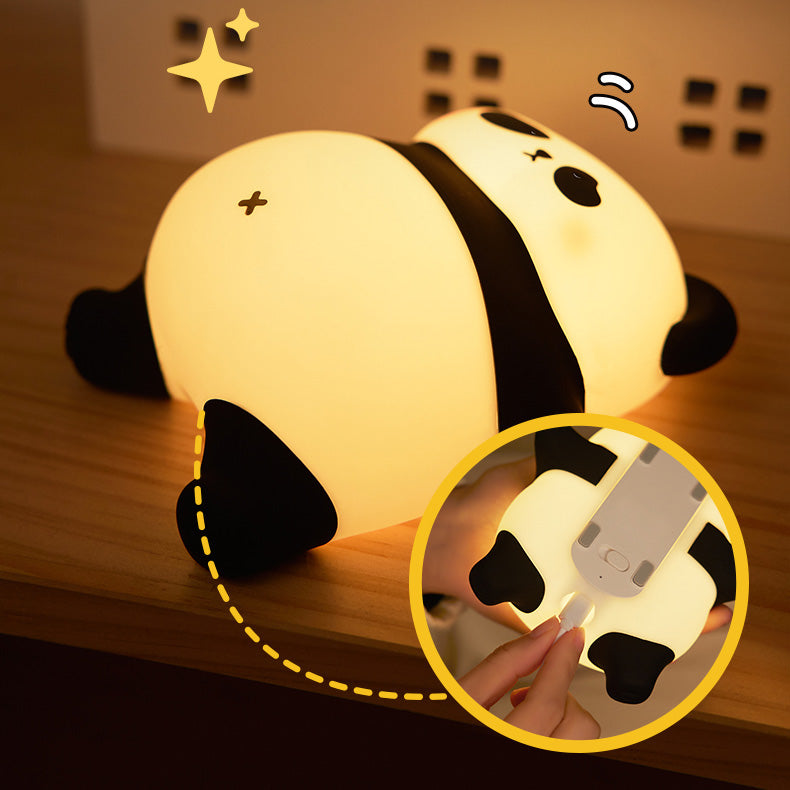 MeWaii® Lying Lazy Panda Night Light LED Tap Lamp Best Gift for Baby and Girl