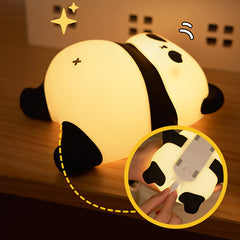 MeWaii® Lying Lazy Panda Night Light LED Tap Lamp Best Gift for Baby and Girl