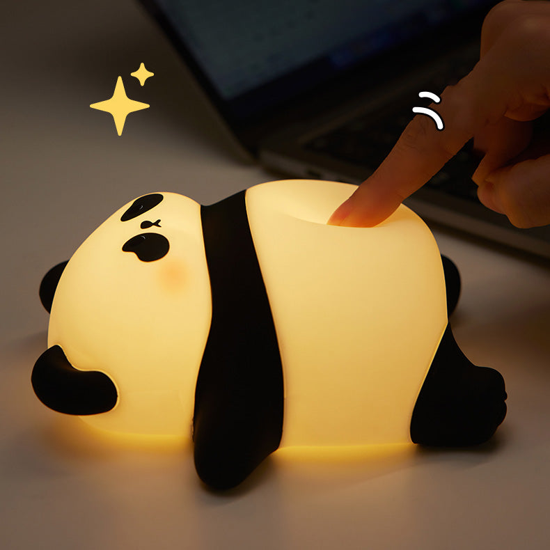 MeWaii® Lying Lazy Panda Night Light LED Tap Lamp Best Gift for Baby and Girl