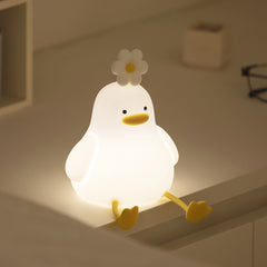 MeWaii® Cute Duck LED Squishy Night Light For Gift USB Rechargeable Duck Lamp