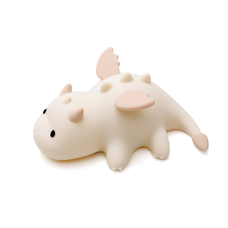 MeWaii® Squishy Silicone Cute Baby Dragon LED Night Light - Perfect Gift for Kids and Girls