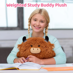 MeWaii® Lazy Highland Cow Weighted Stuffed Animal