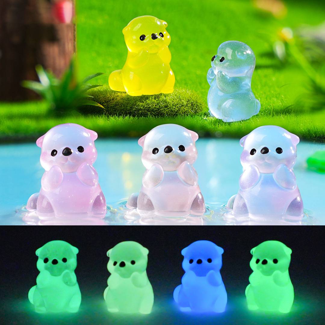 MeWaii® Otter Squishy Silikon-LED-Nachtlicht Limited – Tipplampe, das beste Geschenk für Kinder und Mädchen