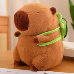 Kawaii Capybara Plush With Turtle Bag Plushies Squishy Pillow Toy