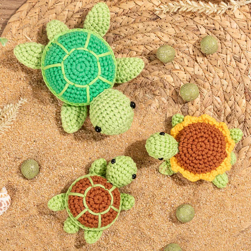 MeWaii® Crochet Original Designed Amigurumi Kits For Beginners with Easy Peasy Yarn