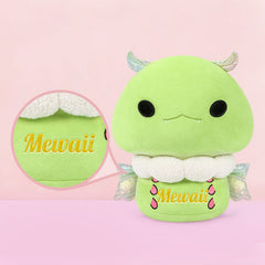 MeWaii® Mushroom Family Silk Moth Kawaii Plush Pillow Squish Toy