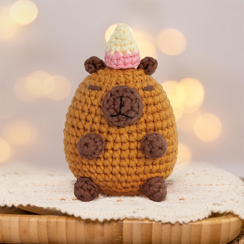 MeWaii® Crochet Original Designed Amigurumi Kits For Beginners with Easy Peasy Yarn