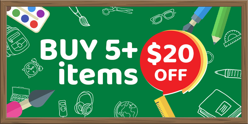 Buy 5+, save $20
