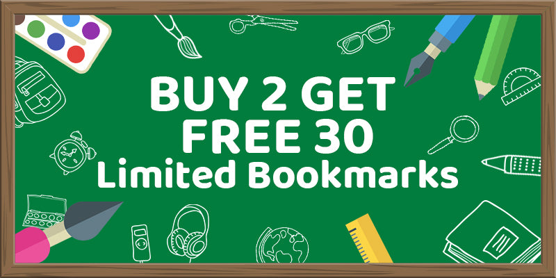 Buy 2, Get 30 Cat Bookmarks