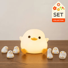 Duck Adorable Light with Miniature Figurine: Perfect Gift & Home Decor