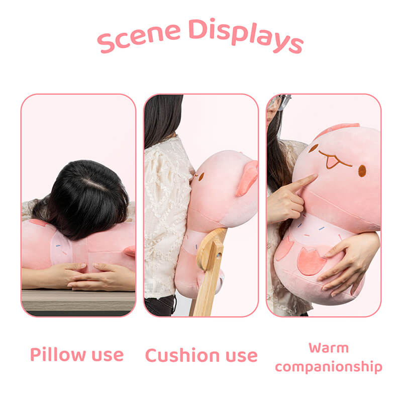 MeWaii® Mushroom Family Axolotl Kawaii Plush Pillow Squish Toy