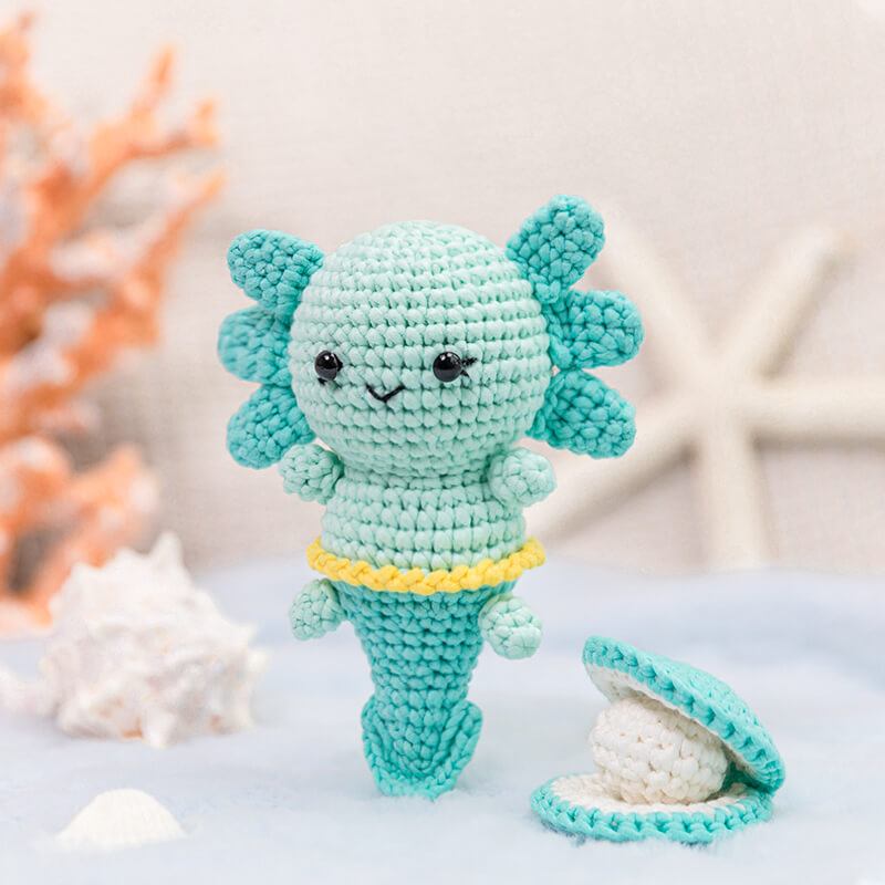 MeWaii® Crochet Original Designed Animal Crochet Kit for Beginners with Easy Peasy Yarn