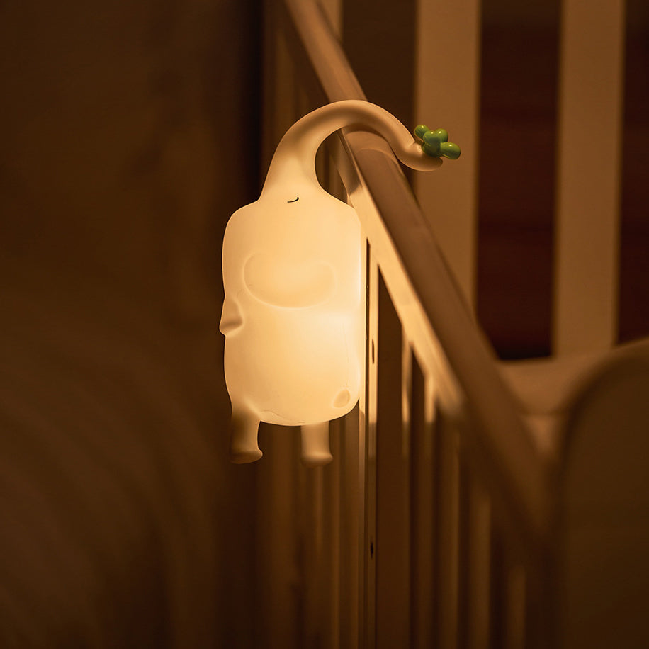 Squishy Silikon-LED-Nachtlicht mit fliegendem Elefantenmotiv – perfektes Geschenk für Kinder und Mädchen