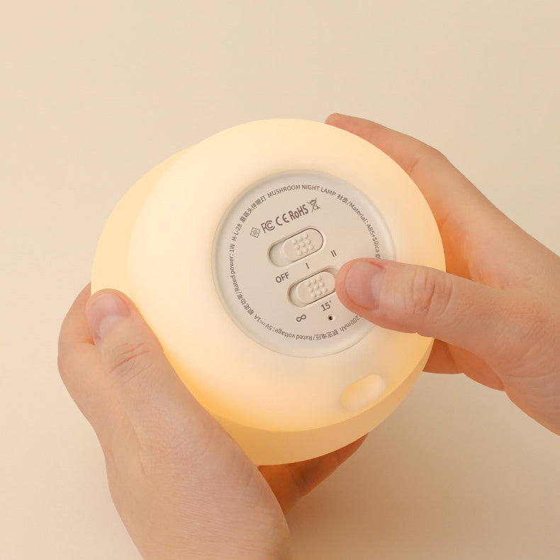 MeWaii® Mushroom LED Squishy Tap Tap Night Light Lamp