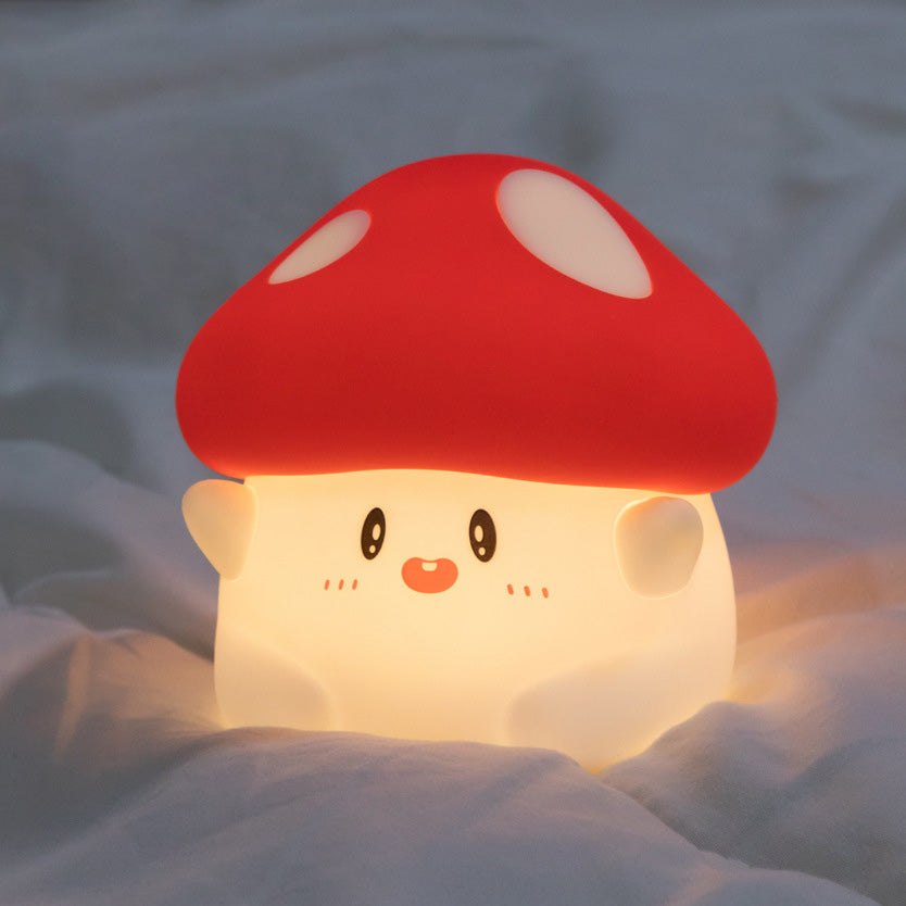 MeWaii® Squishy Silicone Adorable Mushroom LED Night Light - Perfect Gift for Kids and Girls