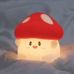 MeWaii® Squishy Silicone Adorable Mushroom LED Night Light - Perfect Gift for Kids and Girls