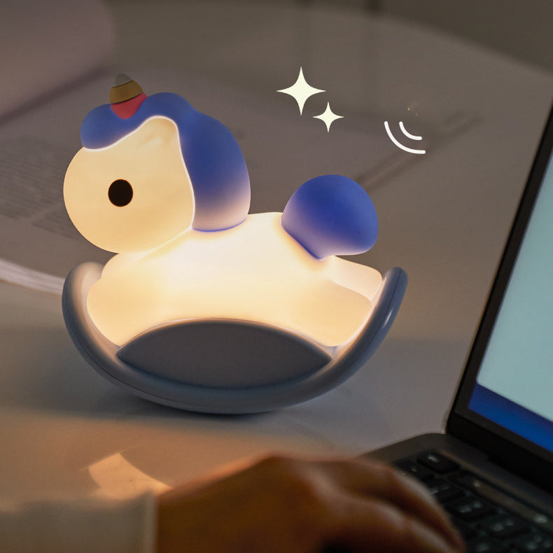 Einhorn-Nachtlicht, LED, matschig, Tap-Lampe, bestes Geschenk für Baby und Mädchen