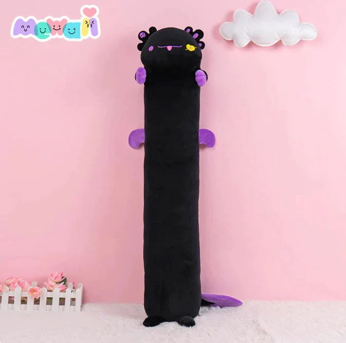 MeWaii® Original Design Devil Black Axolotl Stuffed Animal Kawaii Plush Pillow Squishy Toy