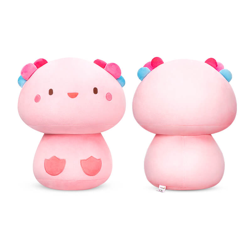 MeWaii® Mushroom Family Axolotl Kawaii Plush Pillow Squish Toy