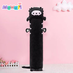 MeWaii® Original Design Skeleton Axolotl Kitten Stuffed Animal Kawaii Plush Pillow Squishy Toy